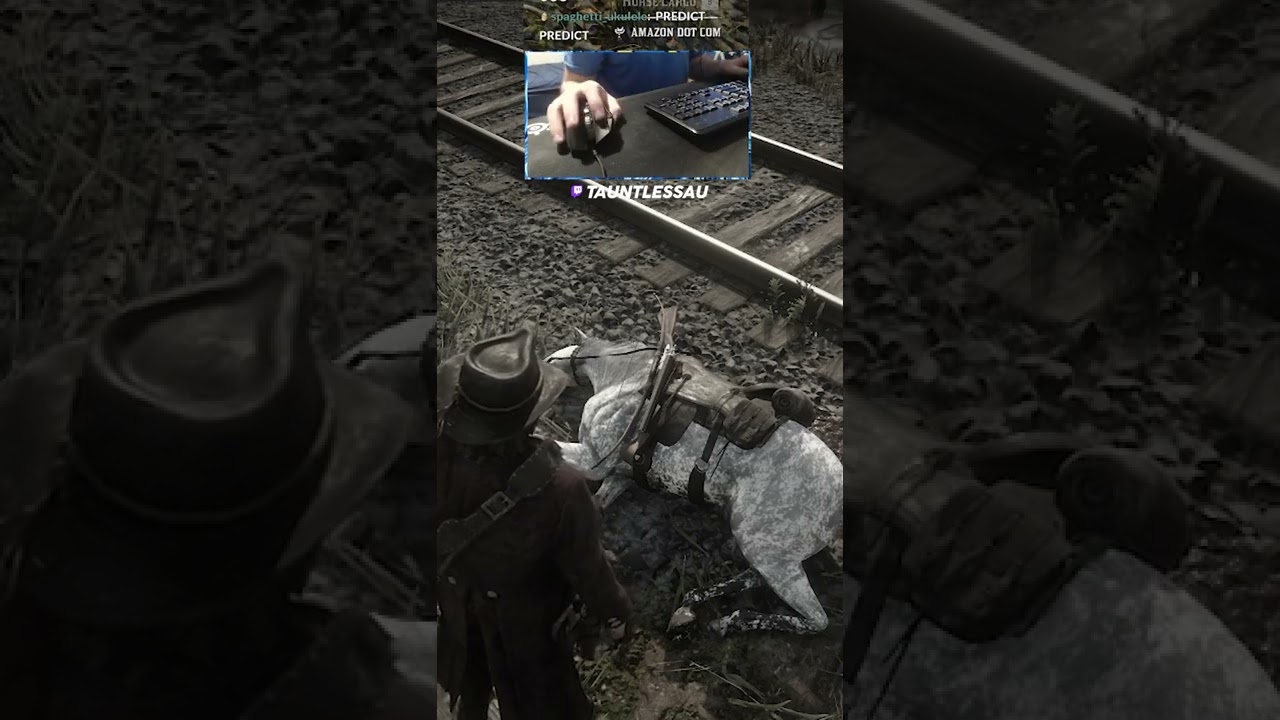 Streamer REVIVES HORSE after TRAIN KILLS IT in RED DEAD REDEMPTION  😭😭😭