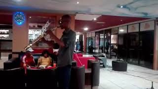 You raise me up Lebogang Ramagaga LIVE at @Thoughts Lounge