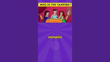 Who Is The Vampire | Quiz Challenge #quiz #emojiquiz #shorts#viral#trivia#riddles #brainteasers