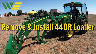 How to Remove & Install 440R Loader on John Deere Tractor