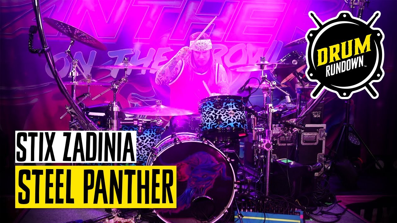 Steel Panther Drum Rundown with Stix Zadinia YouTube