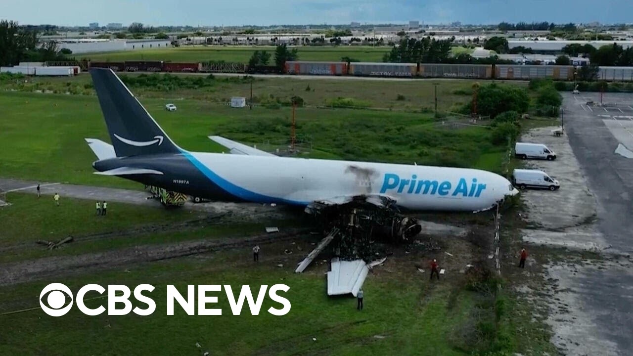 NTSB releases footage of Miami cargo plane crash site