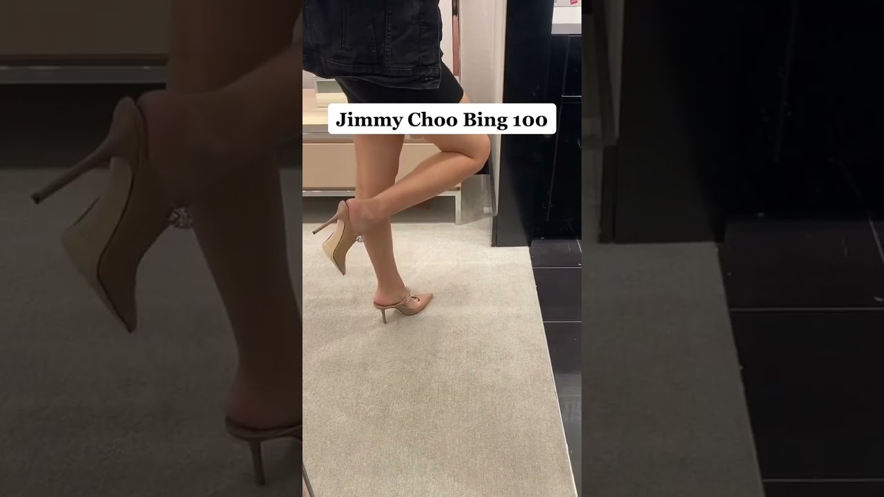 LUXURY TRY ON: JIMMY CHOO BING 100 HEELS