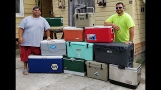 Cooler Challenge YETI Kenai Coleman 150lbs of Ice