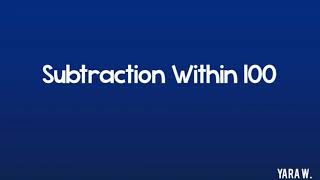 Subtraction Within 100 - Without Regrouping