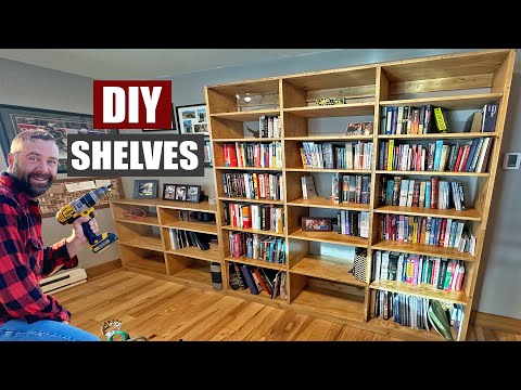 DIY Custom Bookshelf Storage with Shelf Help App