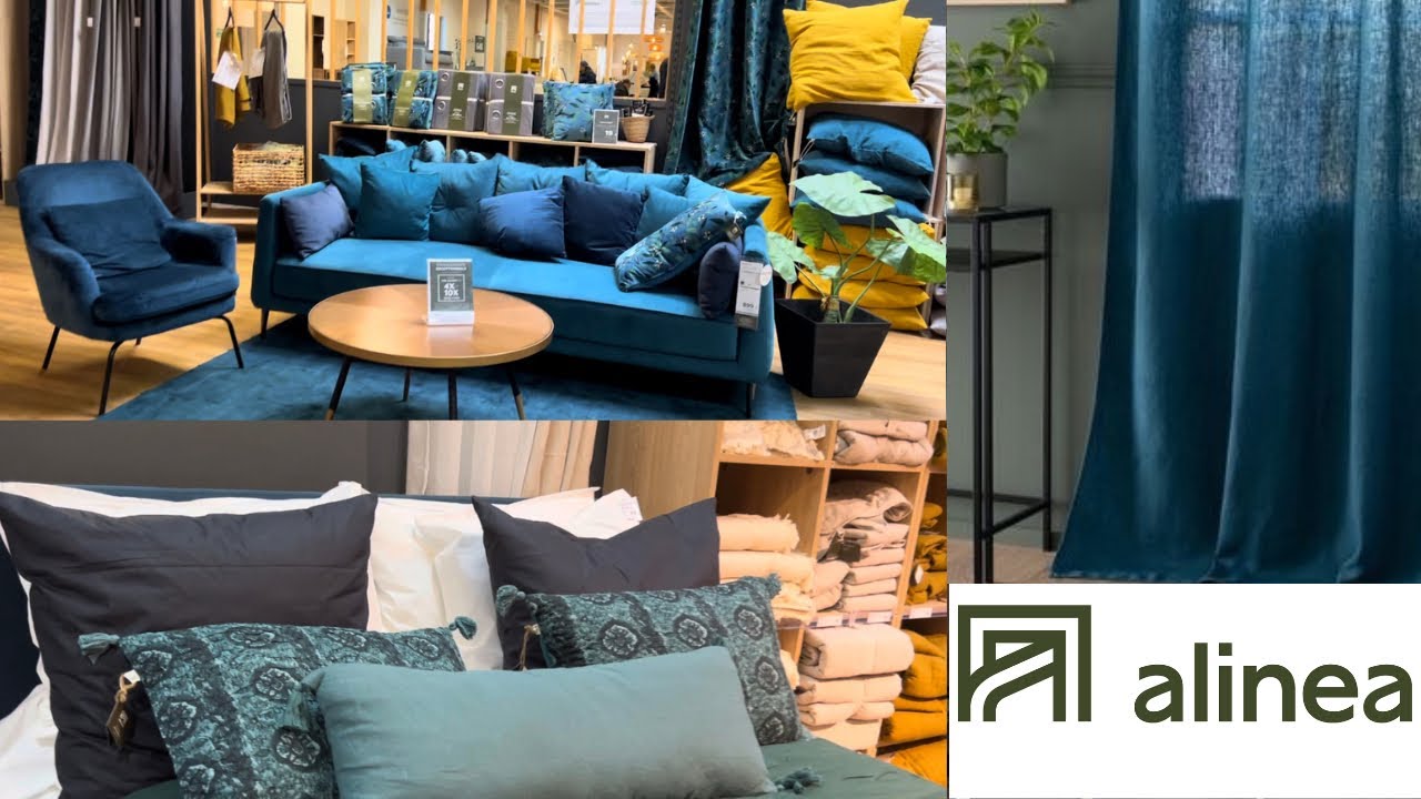 ALINÉA LINGE DE MAISON RIDEAU ET COUSSINS BY EXPLORE FRANCE WITH RB