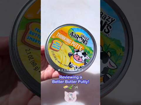 Reviewing Crazy Aarons Better Butter Thinking Putty 🧈 honest rating + ASMR