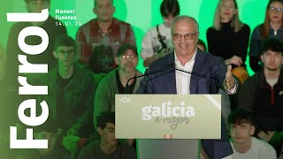 Discurso de Manuel Fuentes en Ferrol | Galicia a Mejor