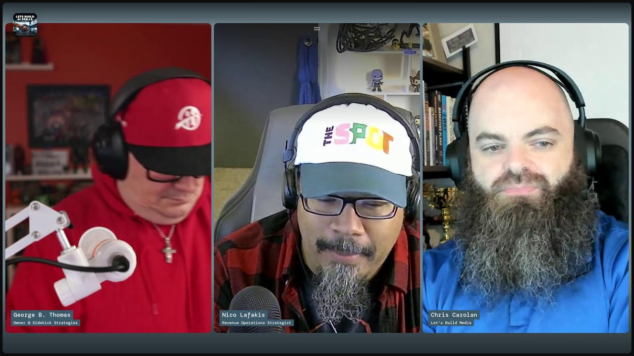 Let's Build AI Skills Daily featuring George B. Thomas and Nico Lafakis