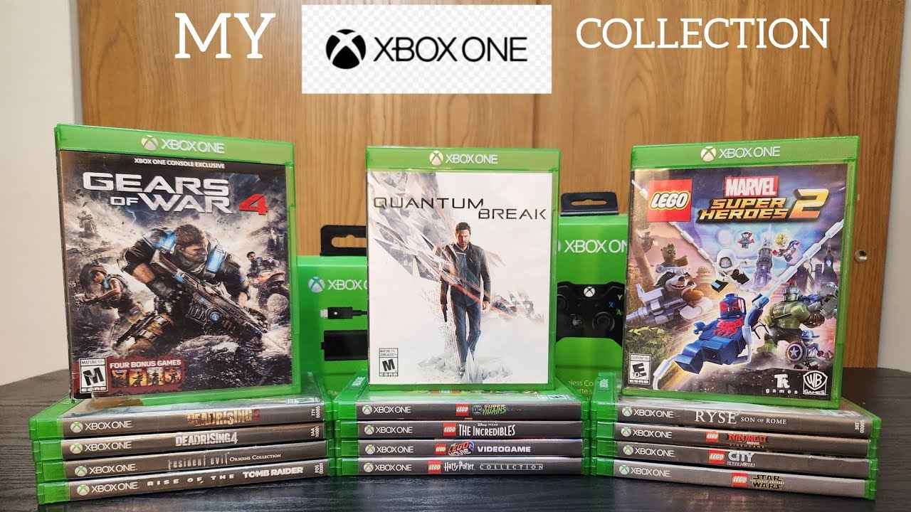 Xbox One Trophy Collection My XBOX ONE Collection - YouTube