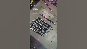 Metal Pen Printing Lucknow Manufacturer 7007610040 #laserprintingmachine #laserprint #laserprinting