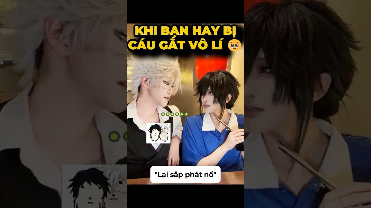 Trung bình có người bạn hay cáu🥹- Giyuu x Sanemi#cosplay #shorts #minnacosplay