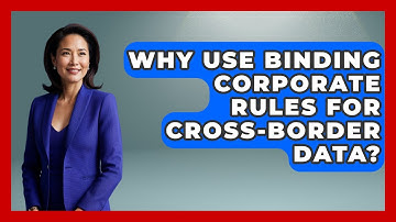 Why Use Binding Corporate Rules For Cross-Border Data? - AI and Technology Law