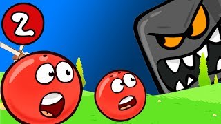 КРАСНЫЙ ШАРИК против чёрного квадрата ЧАСТЬ #2 игра Red Ball 4 на канале Мистер Игрушкин