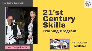 GBTCTrust | 21st CENTURY SKILLS TRAINING PROGRAM | TED-X COACH K.D. SANDHU | J.B. ACADEMY AYODHYA |