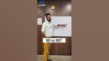 NO VS NOT | LEARN ENGLISH WITH MANPREET SINGH | IELTS DUDE