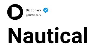 Nautical Meaning In English