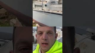 Still working on free sailing boat ⛵️#shorts #free #diy #project #boating #sailinglife #sailing #sub