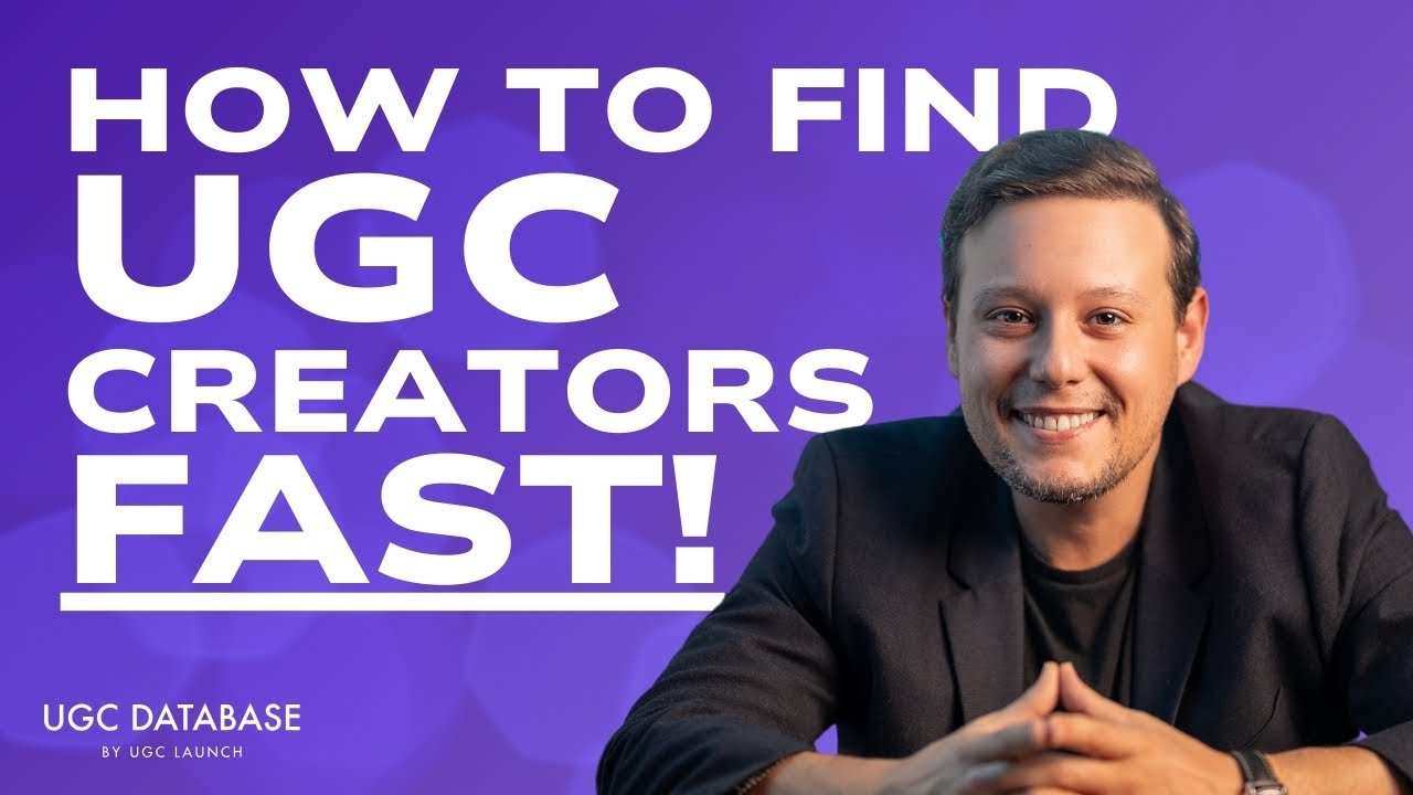 How to find UGC creators fast?  Find Creators in seconds