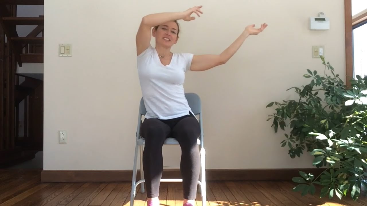 Fun and Playful - Viki Boyko leads this 30-min Chair Yoga Seated class