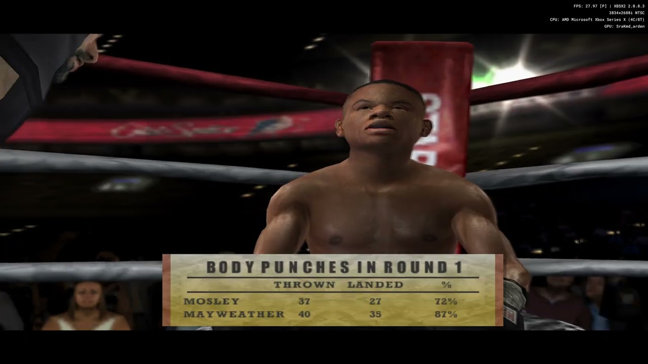Fight Night Round 2 Xbox Series X Gameplay ( PS2 )