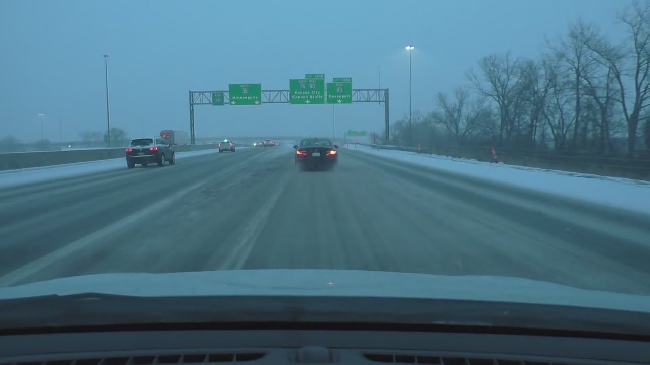 WHO 13 Car Cam: Slick conditions reported on roads as snow continues to ...