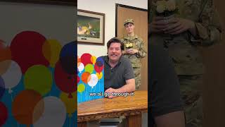 Military daughter reunites with single father