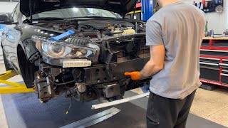Q50 Q60 VR30 AMS HEAT EXCHANGER STEP BY STEP IN UNDER 10 mins… Q50 Q60 Mat Metrics Finally Installed