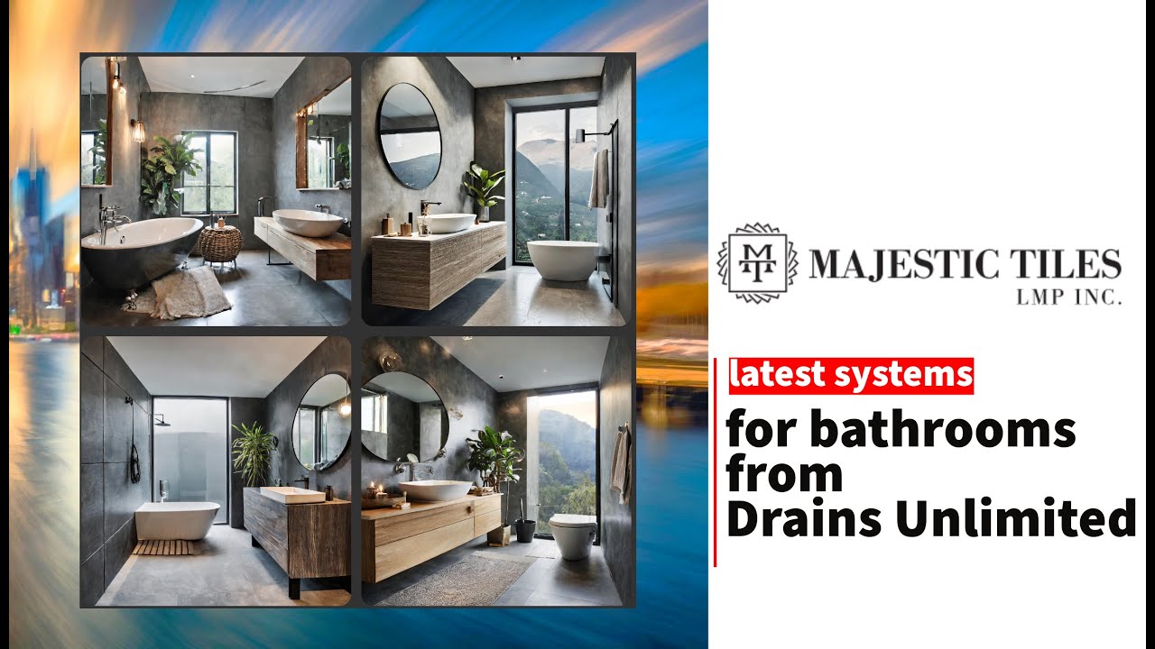 Presentation of the latest systems for bathrooms from Drain Unlimited