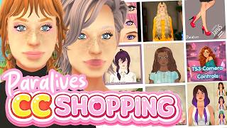 Paralives CC SHOPPING SPREE! ✨ Mod Try On Haul #2