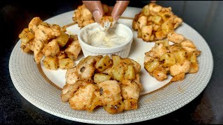 Gigitan Pitik Kentang karo Zesty Dip