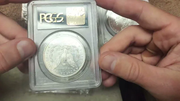 PCGS Graded Morgan dollars MS Proof Like & MS, The most well struck morgan, & how to not clean cases