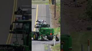Driving near farm equipment