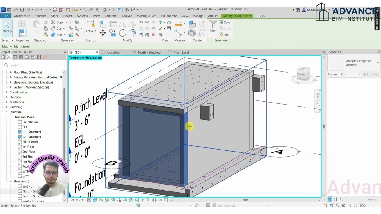Revit Structural Part 6 | Septic Tank Placing & Floor Design | Structural Components