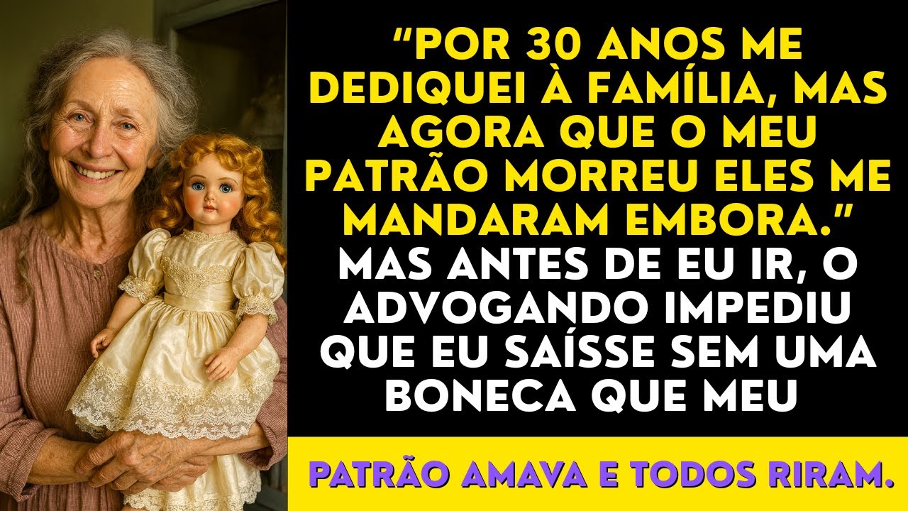 “Por 30 anos me dediquei à família, mas agora que o meu patrão morreu eles me mandaram embora.”