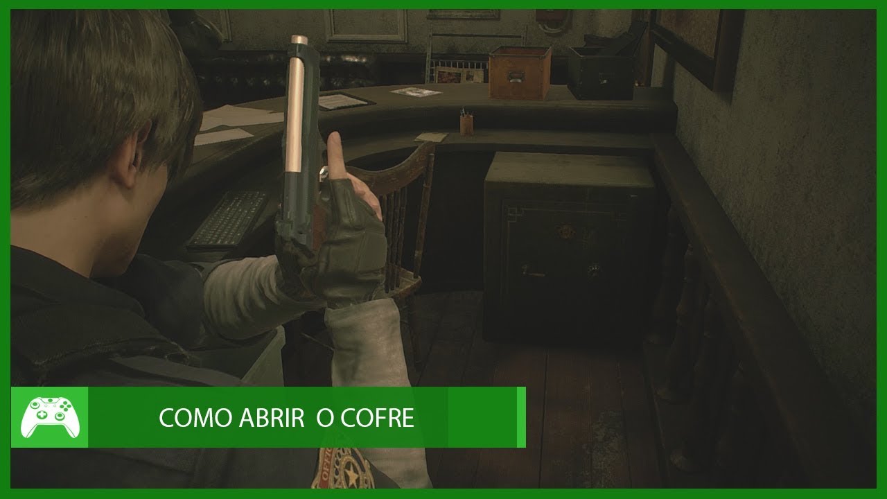 Resident Evil 2 Como Abrir O Cofre Na Sala De Espera Youtube
