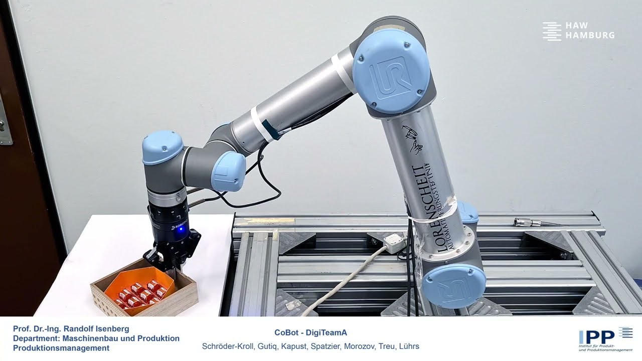 Kollaborative Roboter (CoBot) im DigiTeamA - Prof. Isenberg - HAW Hamburg