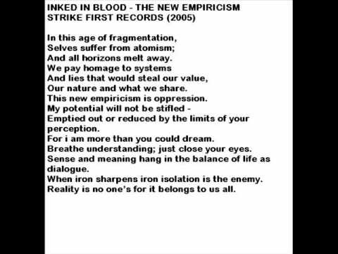 Inked in Blood - The New Empiricism