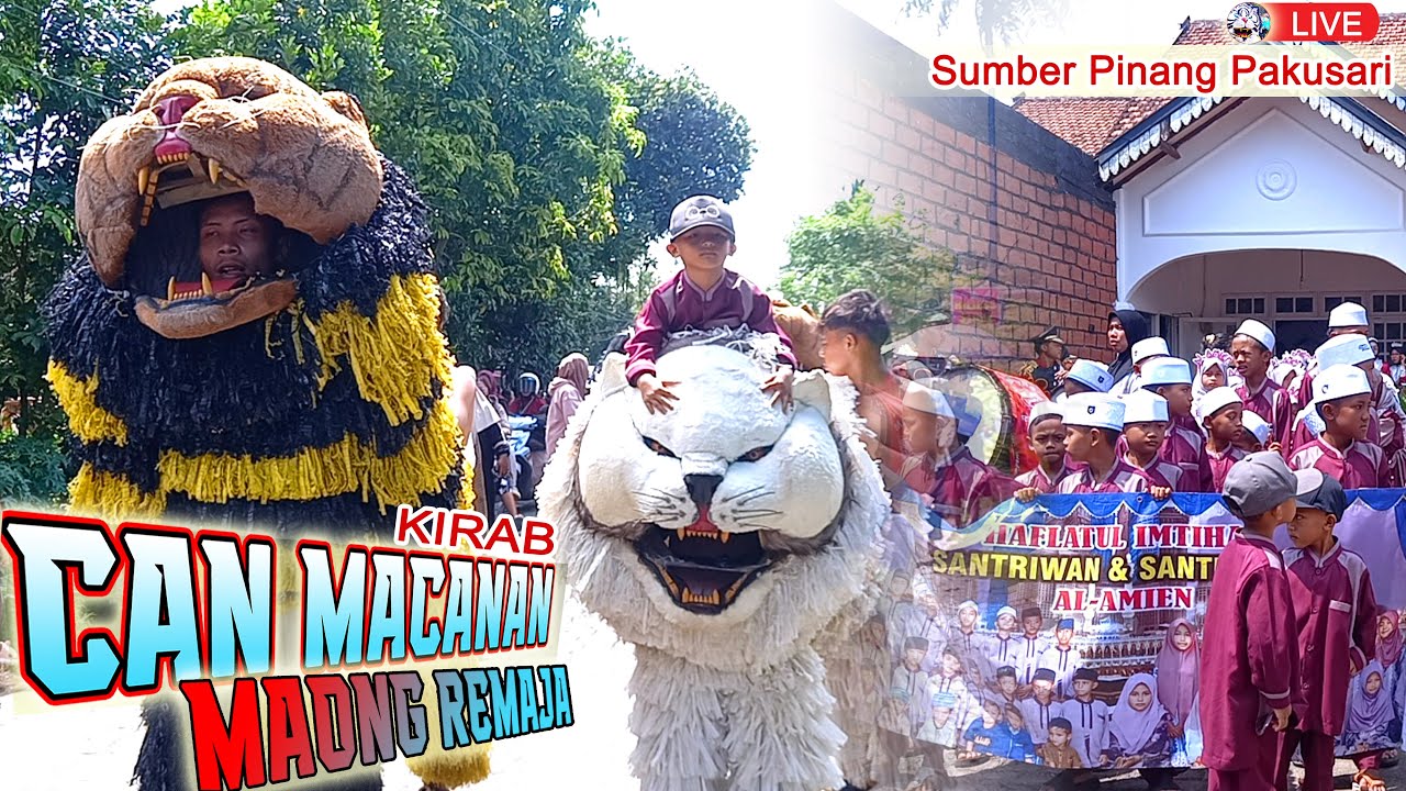 KIRAB CAN MACANAN MAONG REMAJA LIVE SUMBER PINANG PAKUSARI