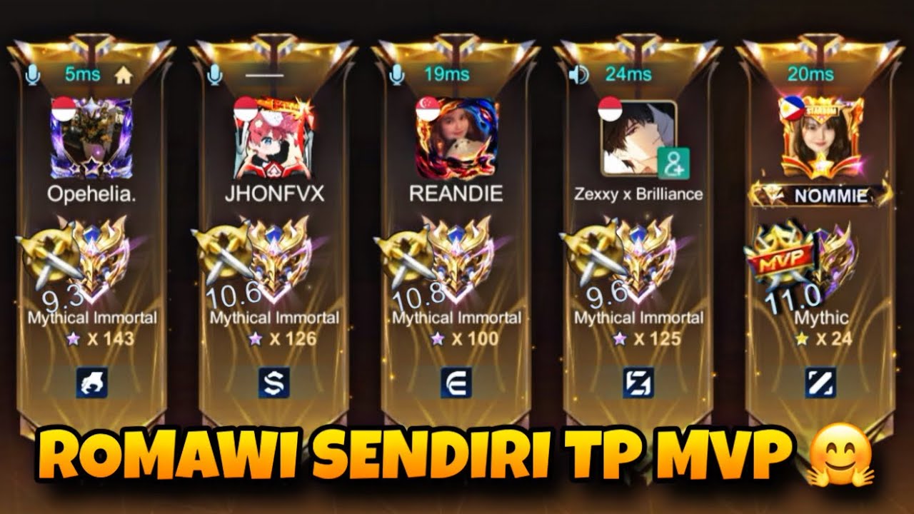 MAIN BERSAMA 4 IMMORTAL ?? GUA GENDONG TU SEMUA!!!