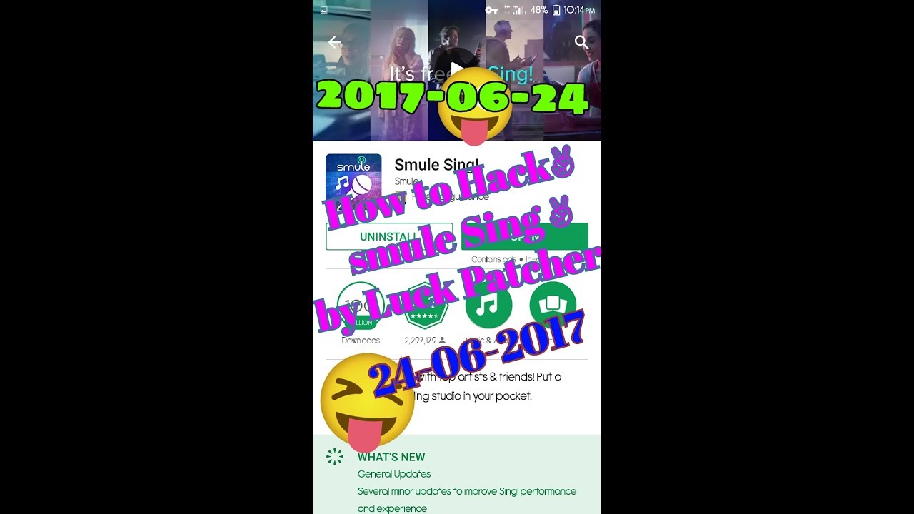 How to Hack VIP Sing by Smule Android with Luck Patcher Jun 2017 Latest