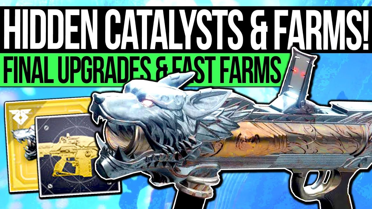 Destiny 2 HIDDEN CATALYSTS & FAST UPGRADES! Remaining Y1 Catalysts