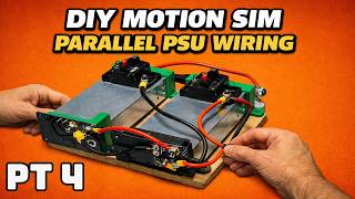 DIY Motion Sim Power System Pt 4 — Parallel PSUs + Shielded Pot Wiring + Case Mounting!