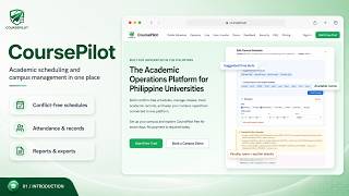 Detalles CoursePilot: Academic Scheduling & Campus Management for Philippine Universities Noticias
