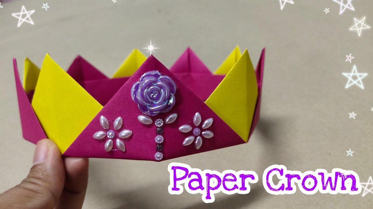 diy ของขวัญปัจฉิม มงกุฎกระดาษ Paper Crown #หยุดแล้ว #ทำอะไรดี
