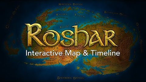 Roshar Interactive Map & Timeline Announcement Trailer