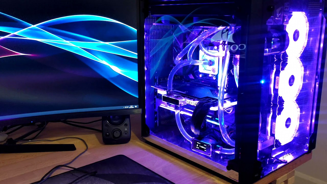 5950x rtx3090 custom water cooled gaming rig, Samsung G9 Odyssey ;)