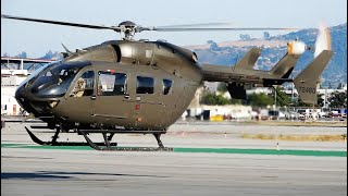 UH72 Lakota StartUp & Takeoff  Airbus Helicopter EC145 / H145 US Army