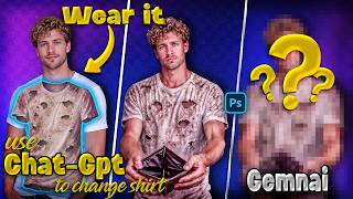 ChatGPT vs Google Gemini AI Image Test with Photoshop Amazing Clothing Swap Results
